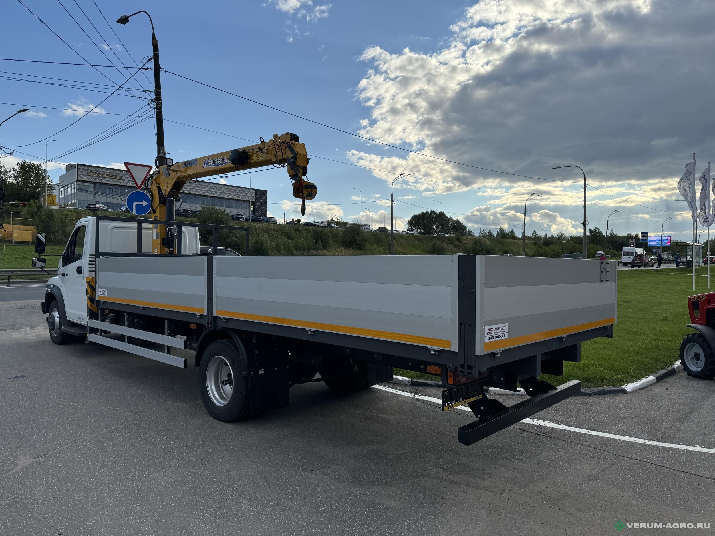 Грузовой автотранспорт - ГАЗ он НЕКСТ с КМУ XCMG-68 C41r13