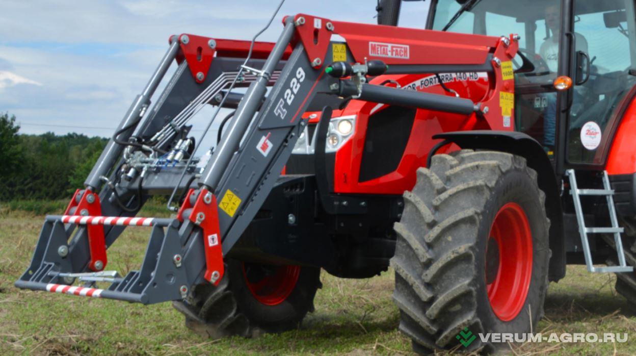 Навесные погрузчики - METAL-FACH Бык Т-229 XL на МТЗ 1221