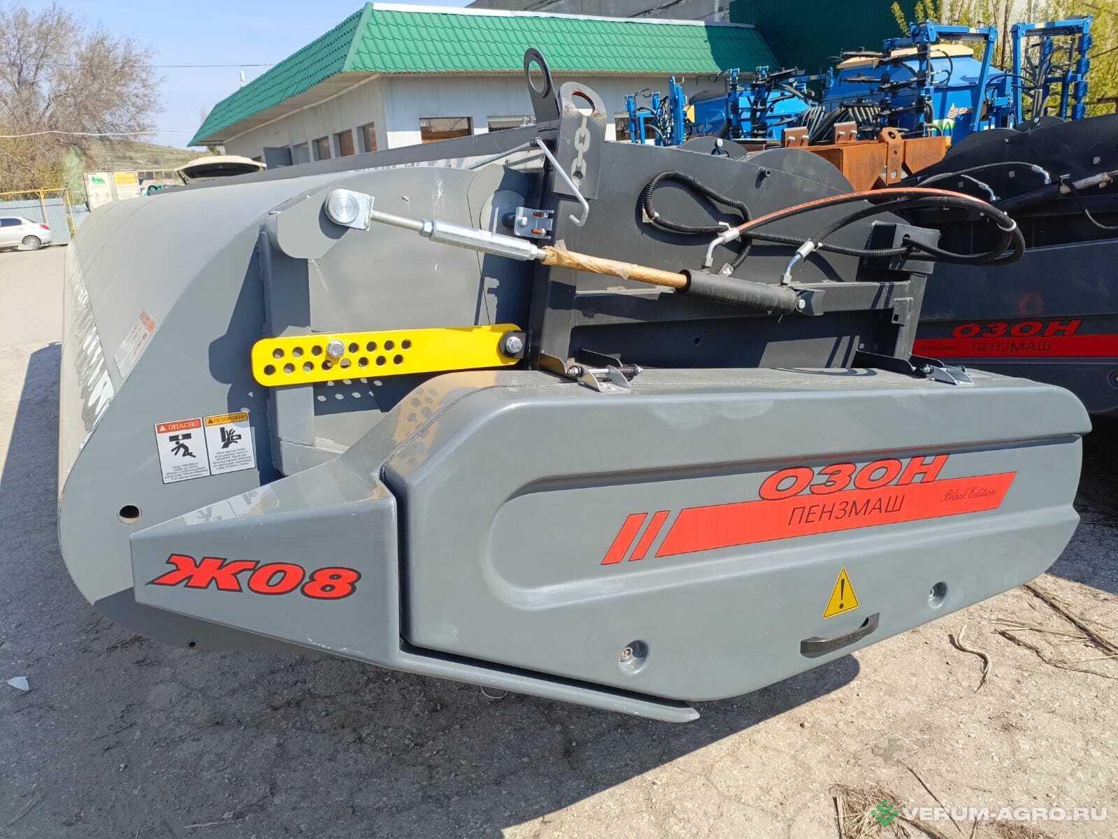 Жатки и оборудование для комбайнов - ПЕНЗМАШ ЖО-7 Жатка очесывающая ОЗОН с опорными колесами