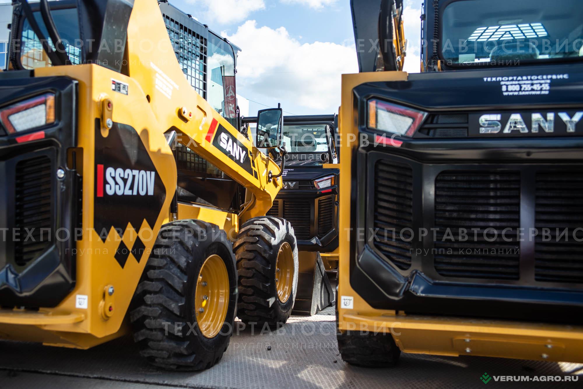 Экскаваторы - SANY SS270V Мини-погрузчик колесный (шины L5, Hi-Flow)