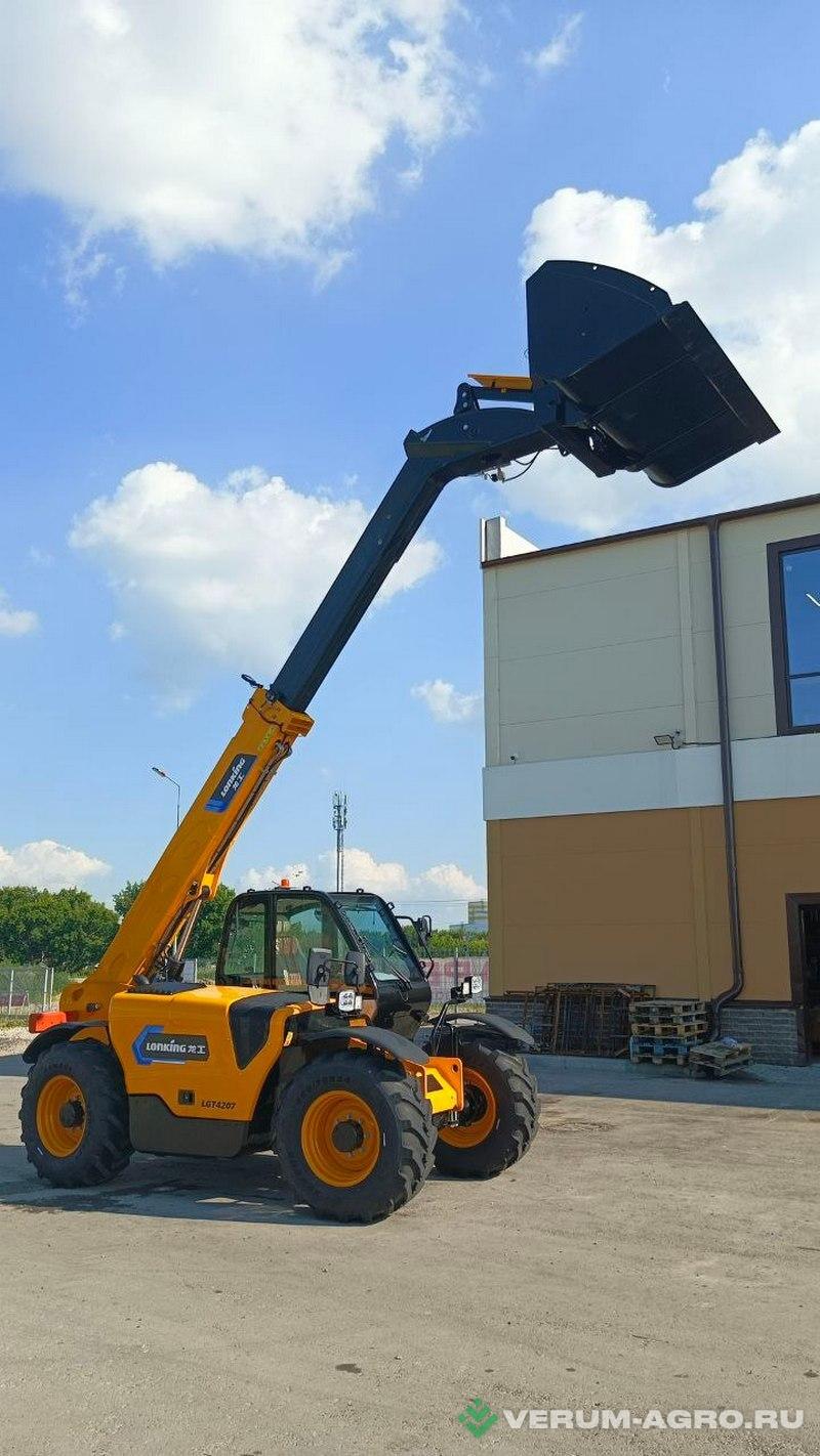Фронтальные погрузчики - LONKING Телескопический погрузчик LGT4207 ДВС Cummins, 4BTA3.9-C100-II, 99 л.с.