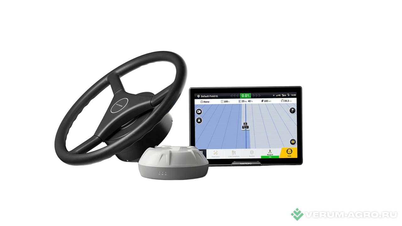 Дополнительное оборудование - NAVMOPO  Электро автопилот AT2 Plus StarNav GNSS с ISOBUS 