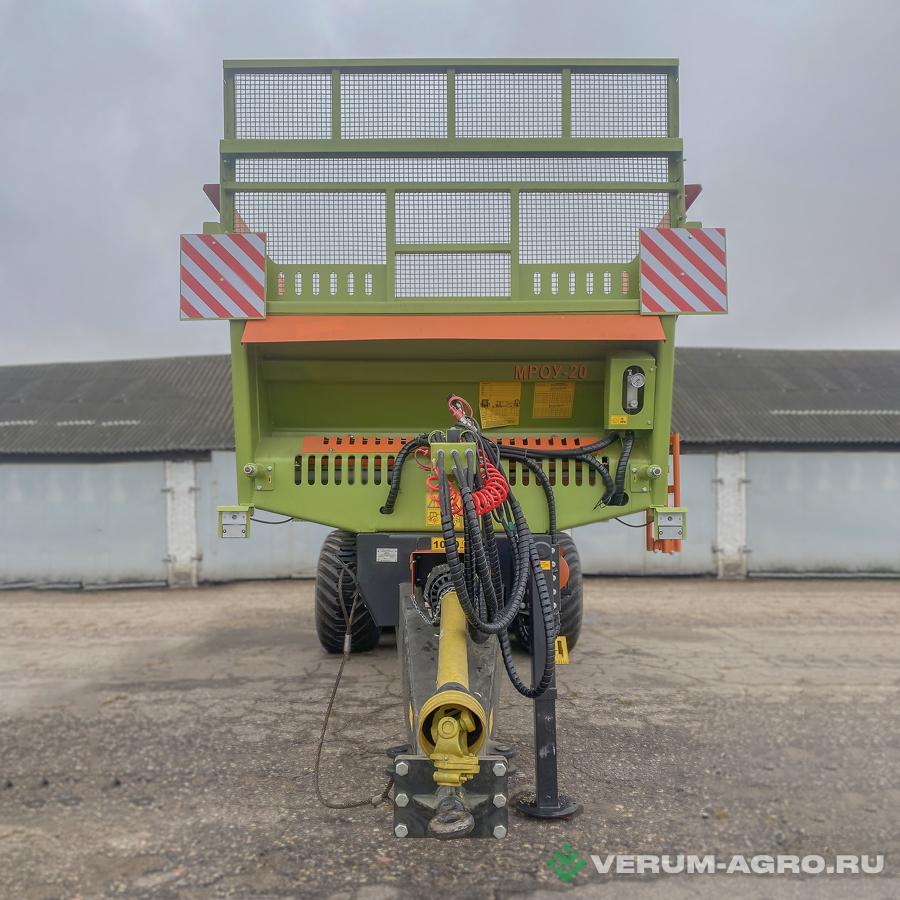 Прицепы для с/х техники - БЕЛАГРОМАШ Разбрасыватель органических удобрений  МРОУ-20
