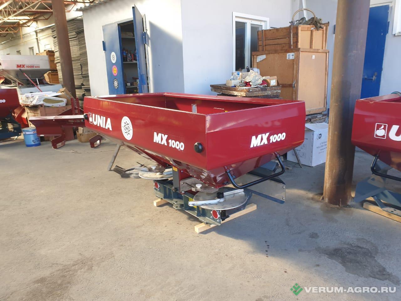 Разбрасыватели удобрений - UNIA MX 1000 RED Разбрасыватель минеральных удобрений навесной 