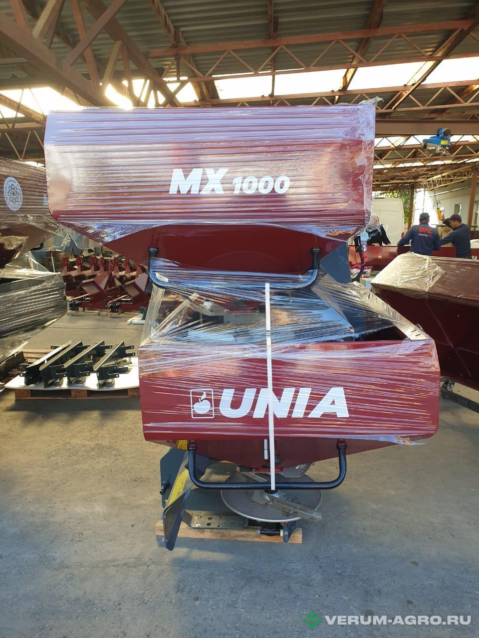 Разбрасыватели удобрений - UNIA MX 1000 RED Разбрасыватель минеральных удобрений навесной 