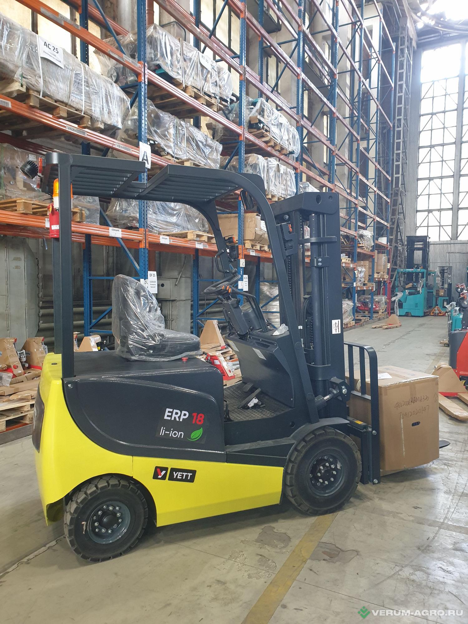 Прочее - YETT ERP18 li-ion ZSM480-SS вилочный электрический погрузчик