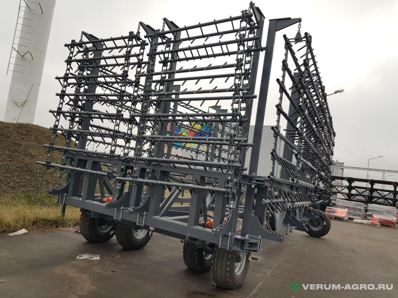 Прочее - ЗМС-ТЕХНОЛОДЖИ Борона зубовая шлейфовая «ЯРА» 18 м