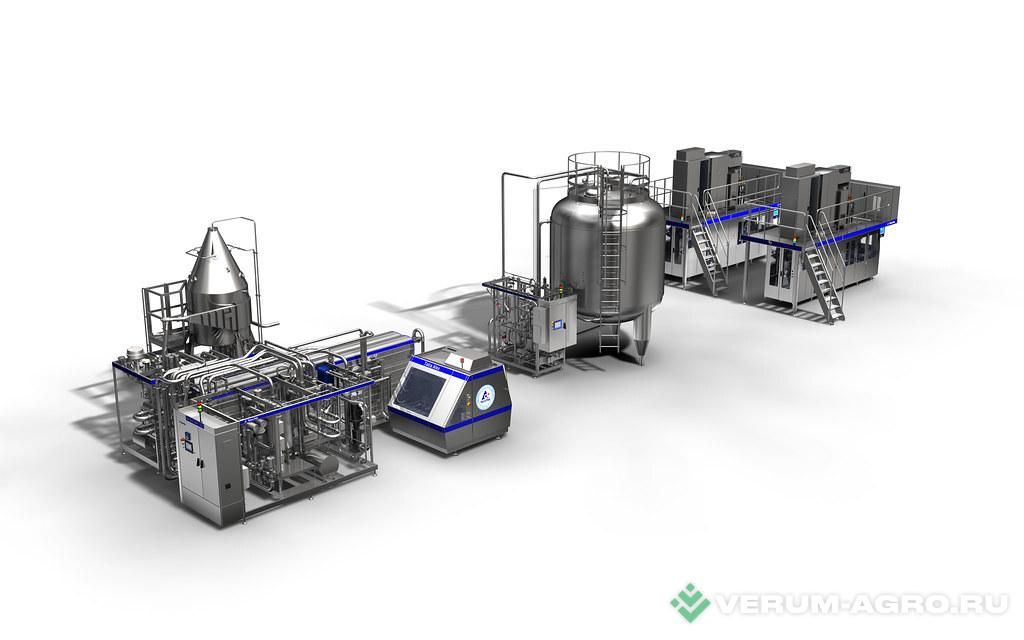Оборудование для переработки и хранения молока - МОЛКОМ Линия пастеризации молока «под ключ» >