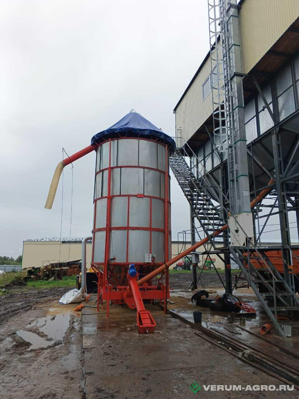 Зерносушильное оборудование - АТМ -34 дизель, 1,5 мм перфорация, аспирация, крыша