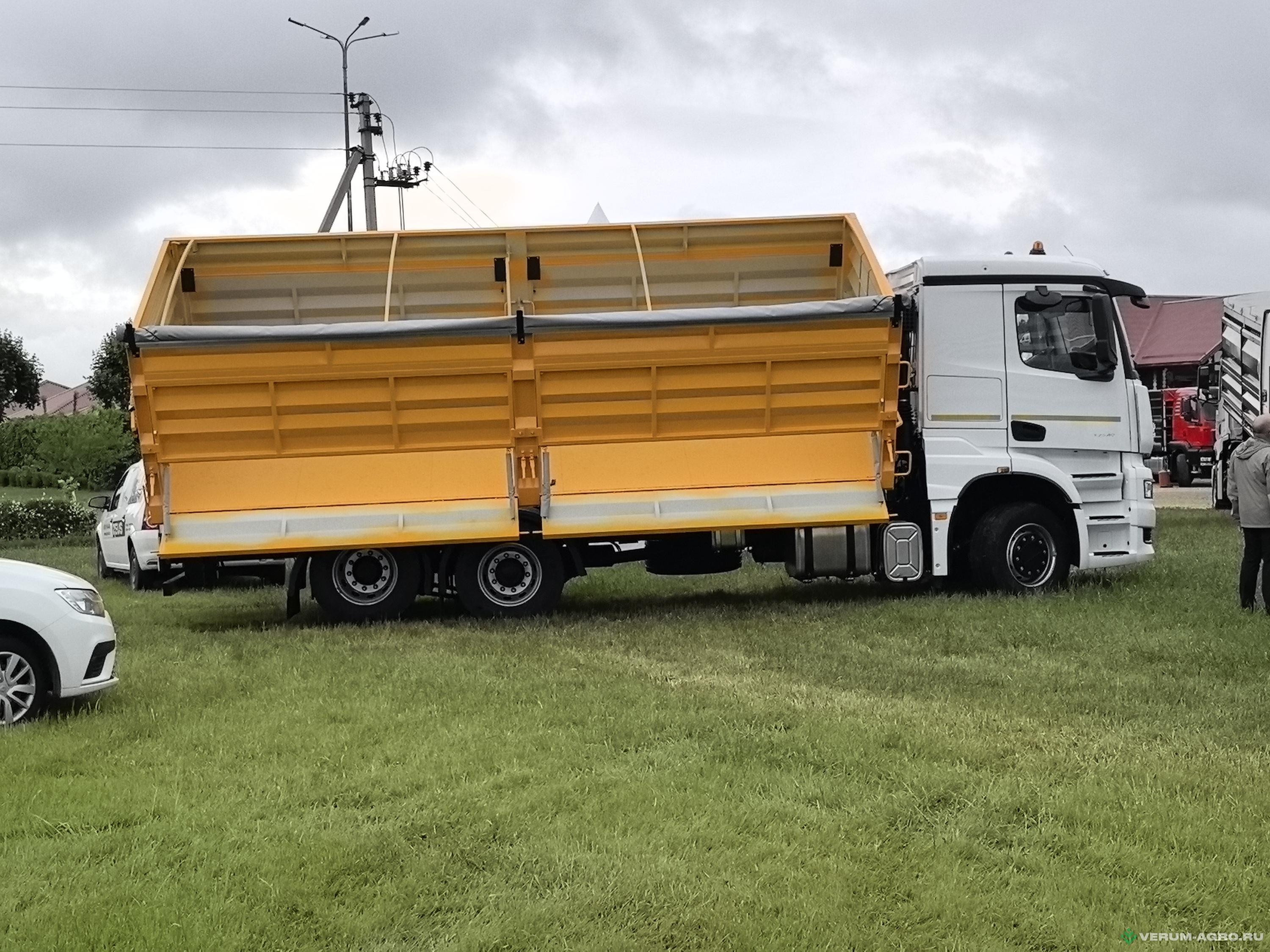 Грузовой автотранспорт - КАМАЗ 653557 самосвал зерновоз на пневмоподвеске