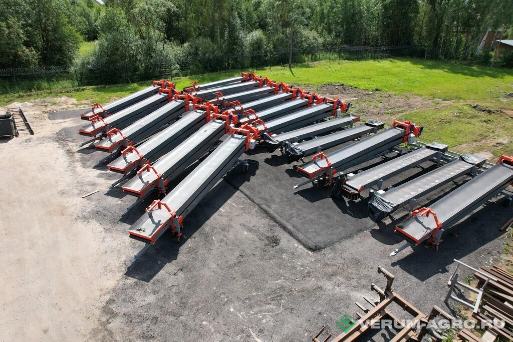 Прочее - КЛИНМАШ Двухсекционный ленточный телескопический транспорт ТТ 17-80ЭЛ