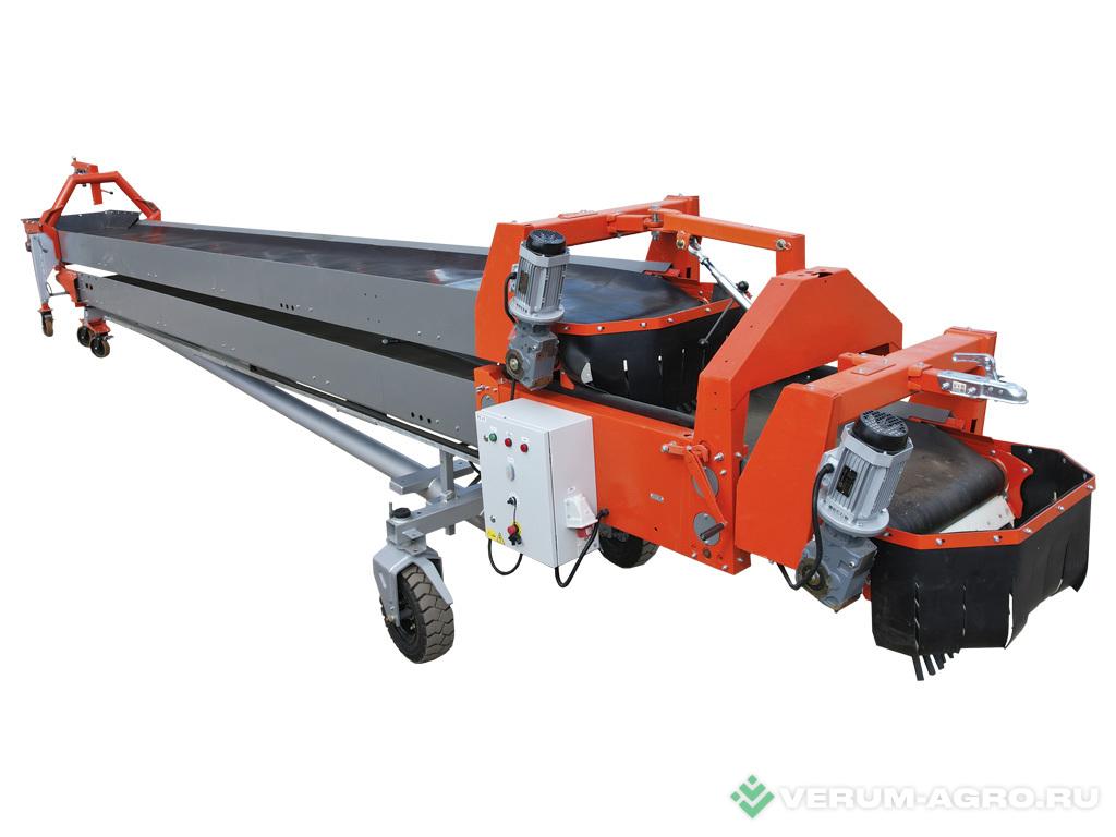 Прочее - КЛИНМАШ Двухсекционный ленточный телескопический транспорт ТТ 17-80ЭЛ