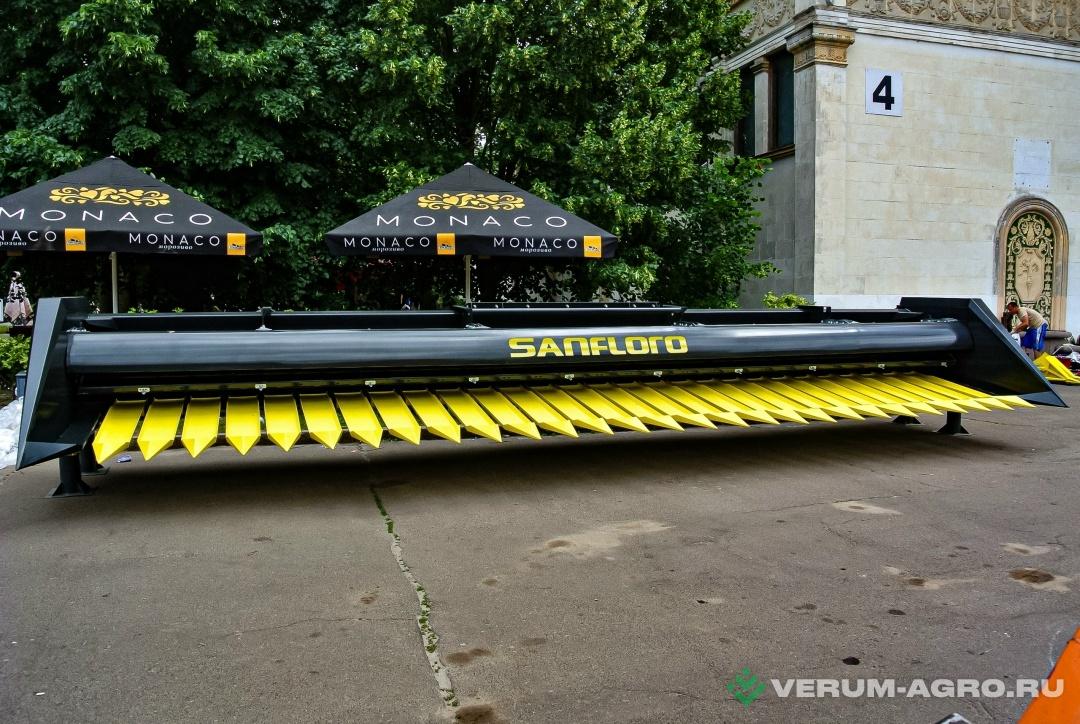 Жатки и оборудование для комбайнов - SANFLORO Жатка подсолнечниковая безрядковая SАNFLORO Shaft  
