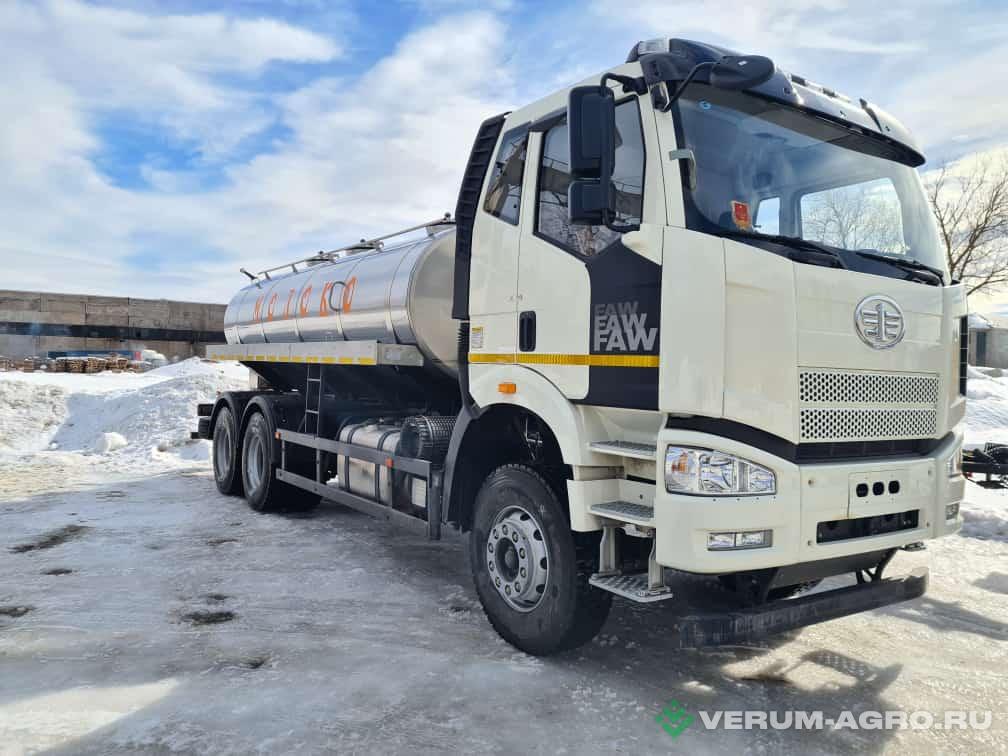 Специальные автомобили - FAW Молоковоз на шасси FAW  6х4 (CA 3250) 