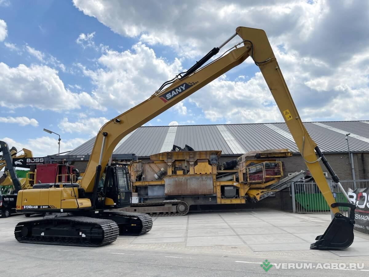 Экскаваторы - SANY SY245H Long Reach 18 м (Длиннорукий экскаватор) Гусеничный экскаватор