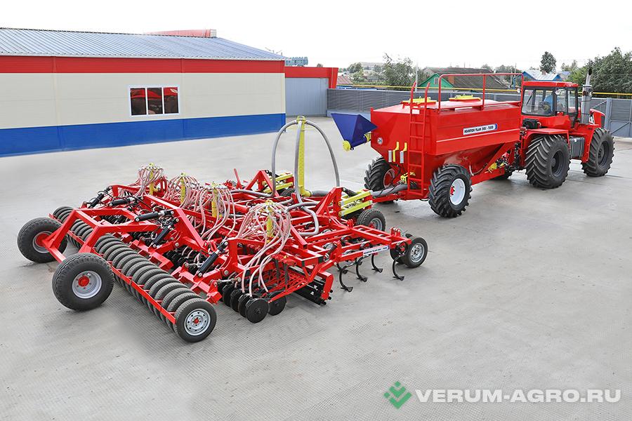 Сеялки - ПК-АГРОМАСТЕР AGRATOR Tiller-DISK 9000, с культиватором сошник дисковый, с бункером 12 м