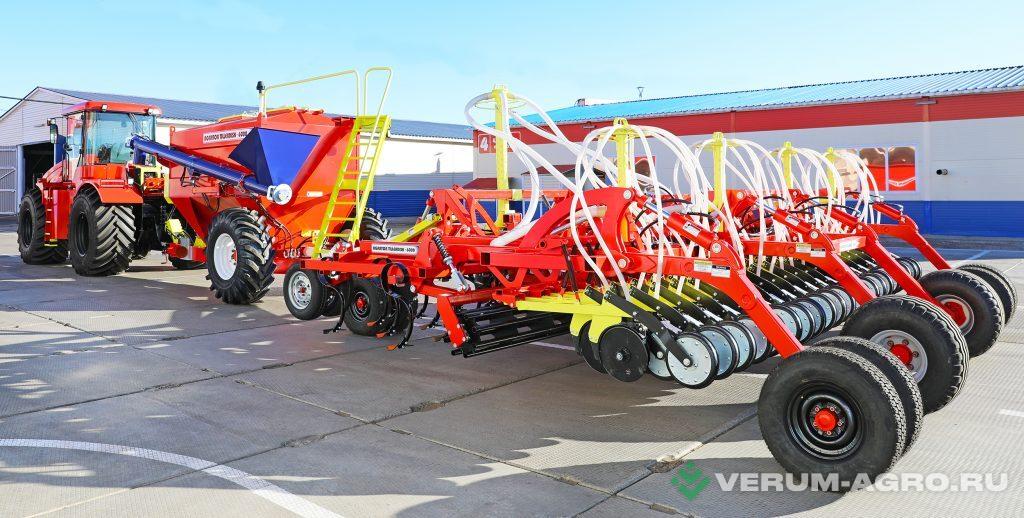 Сеялки - ПК-АГРОМАСТЕР AGRATOR Tiller-DISK 9000, с культиватором сошник дисковый, с бункером 12 м