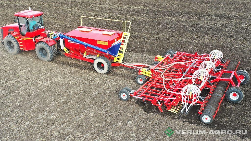 Сеялки - ПК-АГРОМАСТЕР AGRATOR Tiller-DISK 9000, с культиватором сошник дисковый, с бункером 12 м