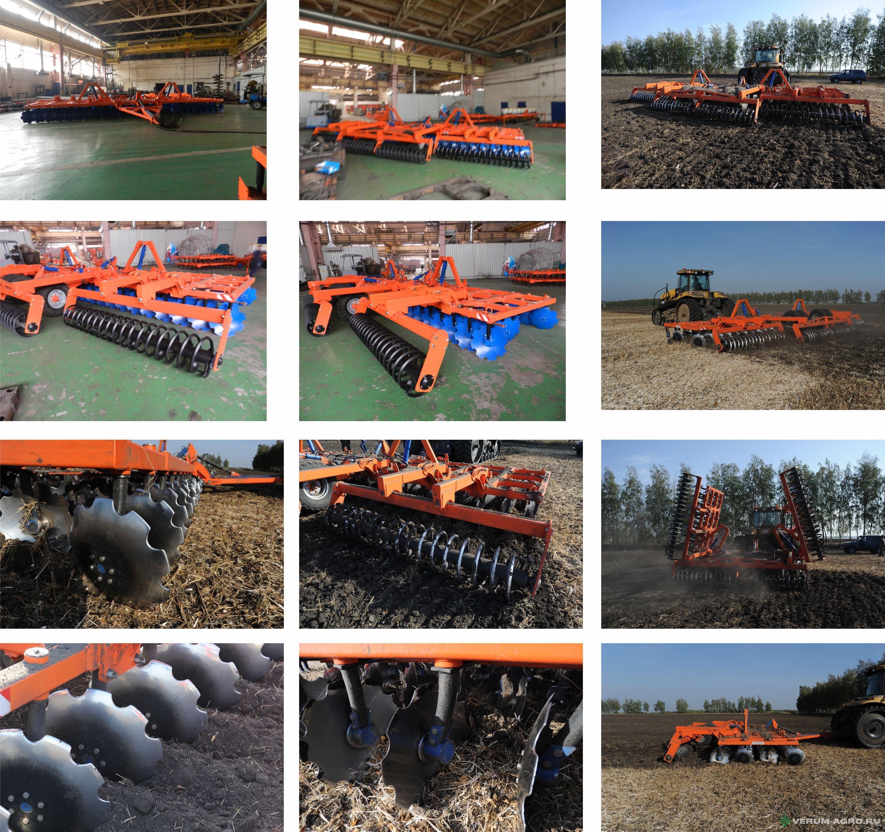Бороны - БЕЛАГРОМАШ Борона дисковая модульная БДР-8х4 с катком КСК с необслуж корпусом