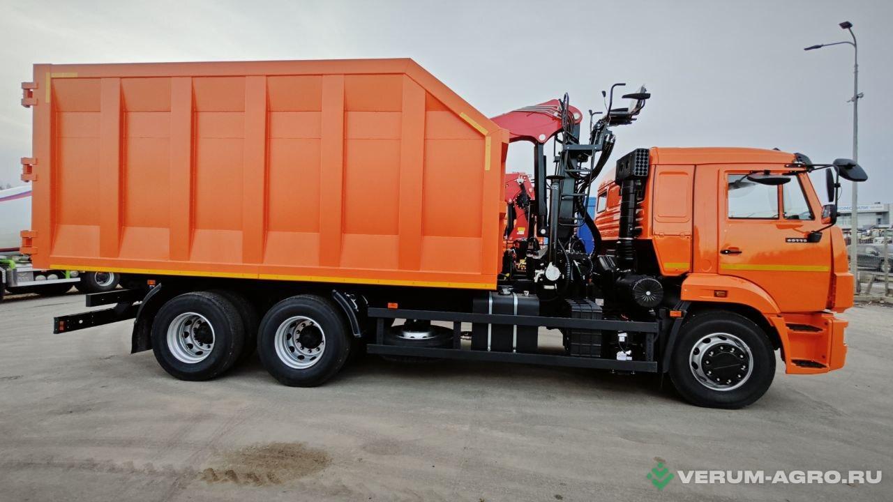 Специальные автомобили - КАМАЗ 42261-211-48 Металловоз на шасси 65115-3094-48