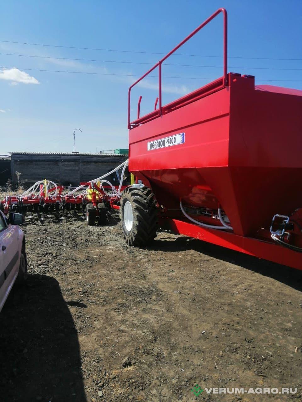 Сеялки - ПК-АГРОМАСТЕР посевной комплекс Agrator 11000 привод вентилятора гидромотор, шнек, лапа,СКВ,