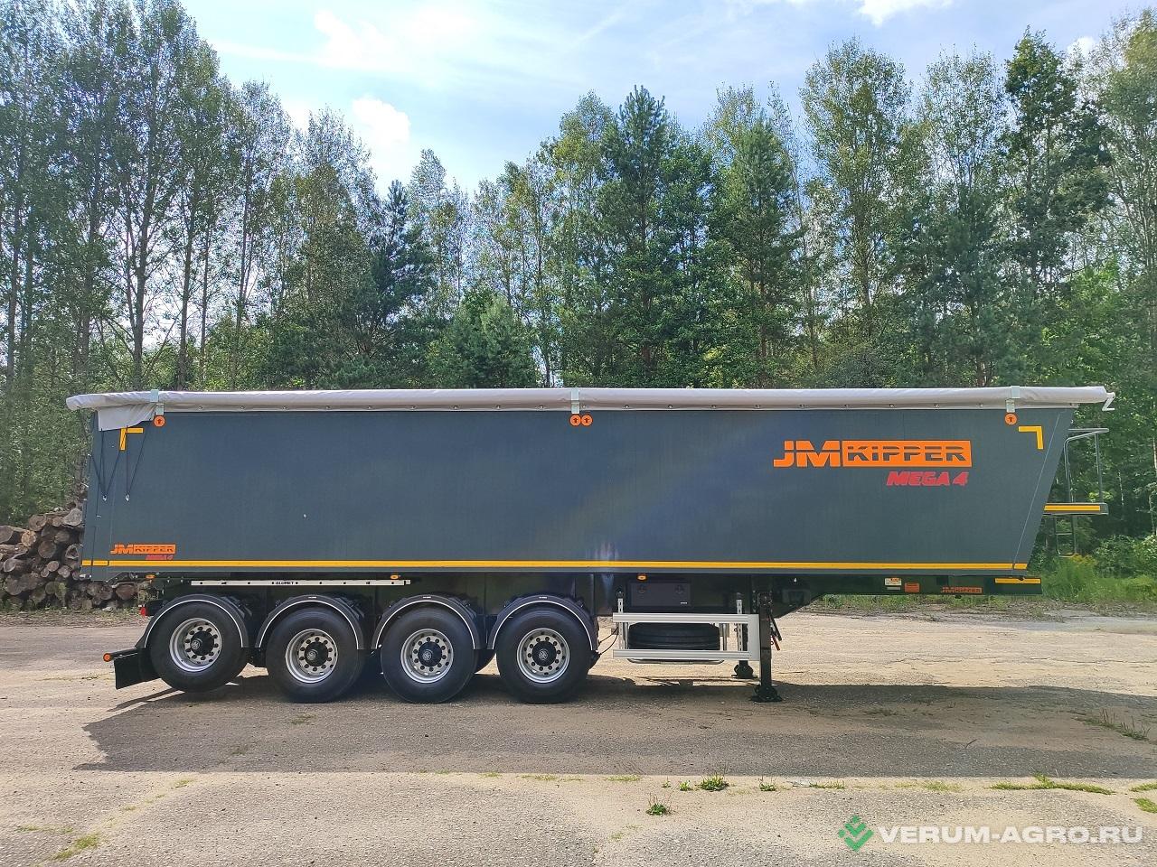 Полуприцепы - JM KIPPER Полуприцеп алюминиевый самосвальный 50 м3 | 4 оси 