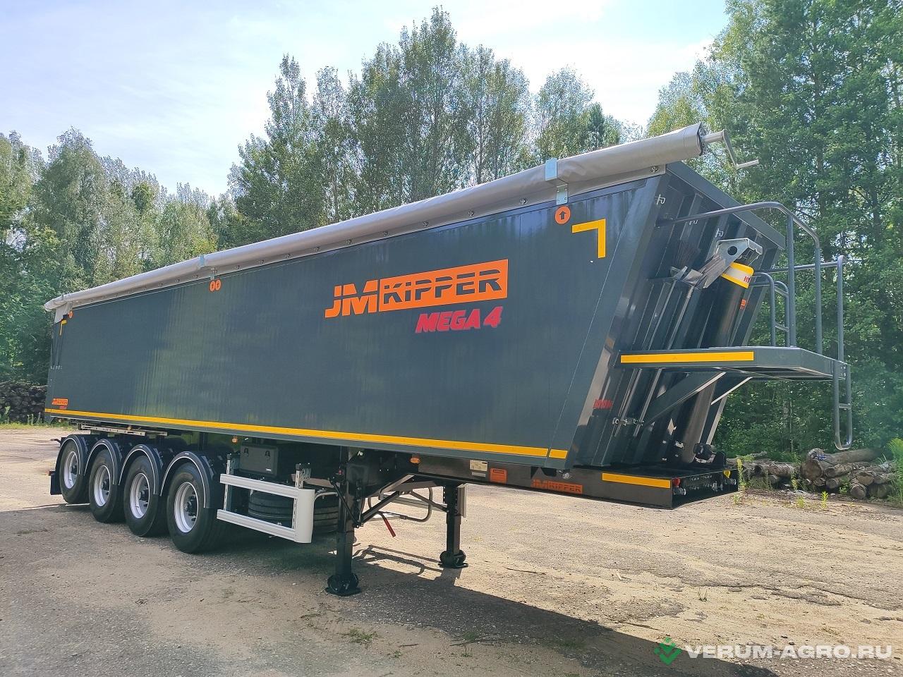 Полуприцепы - JM KIPPER Полуприцеп алюминиевый самосвальный 50 м3 | 4 оси 