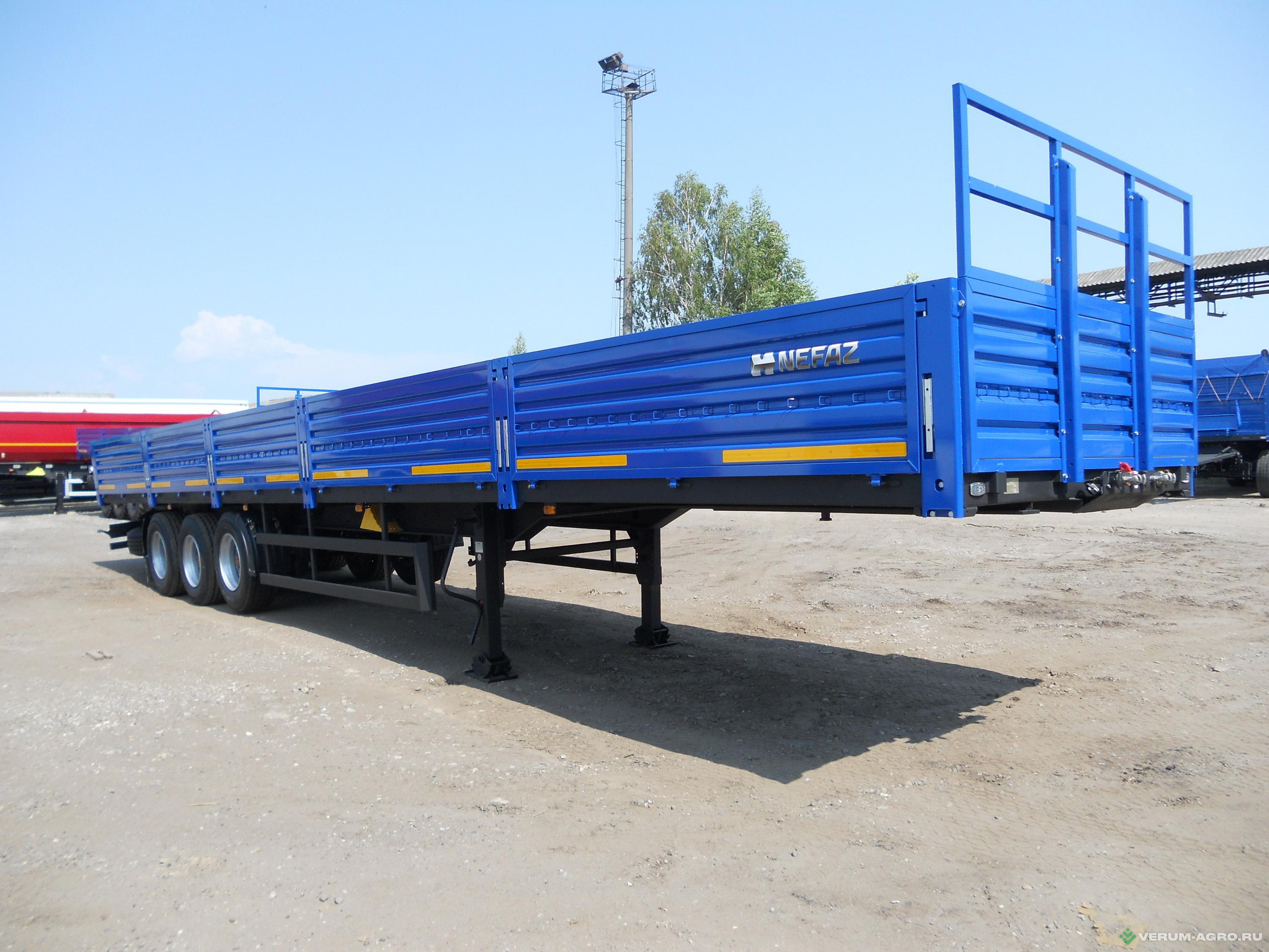 Полуприцепы - ТЗА 588513-0810210-07, бортовой полуприцеп, оси PLANT, 3-х осный, высота ССУ 1150 мм, длина 13,6 м