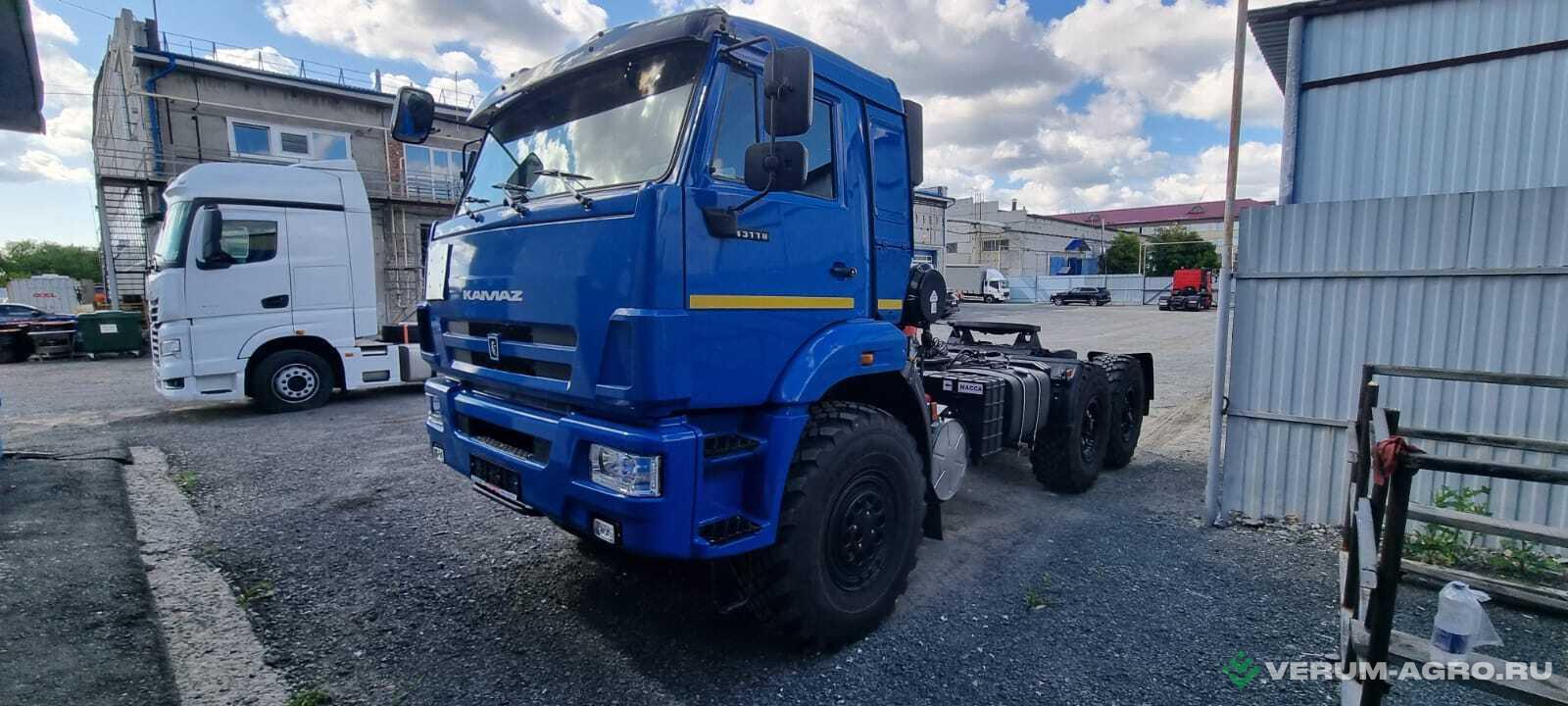 Грузовой автотранспорт - КАМАЗ 44109, тягач ДОПОГ 6х6, ДВС Cummins ISL340.50, шины 425/85R21, высота ССУ 1540 мм