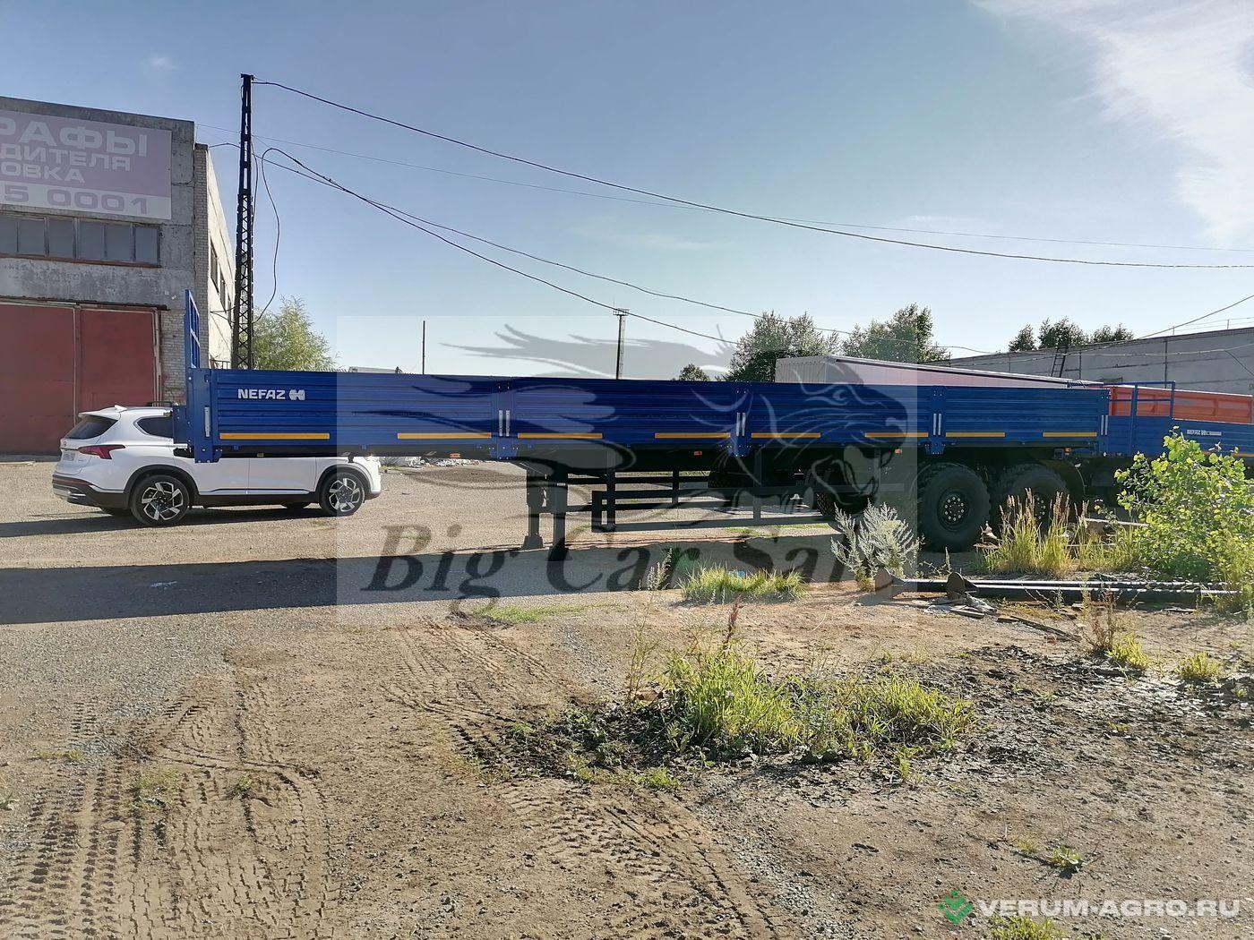 Полуприцепы - ТЗА 588522-0000020-10 Бортовой полуприцеп для тягача вездехода 6х6