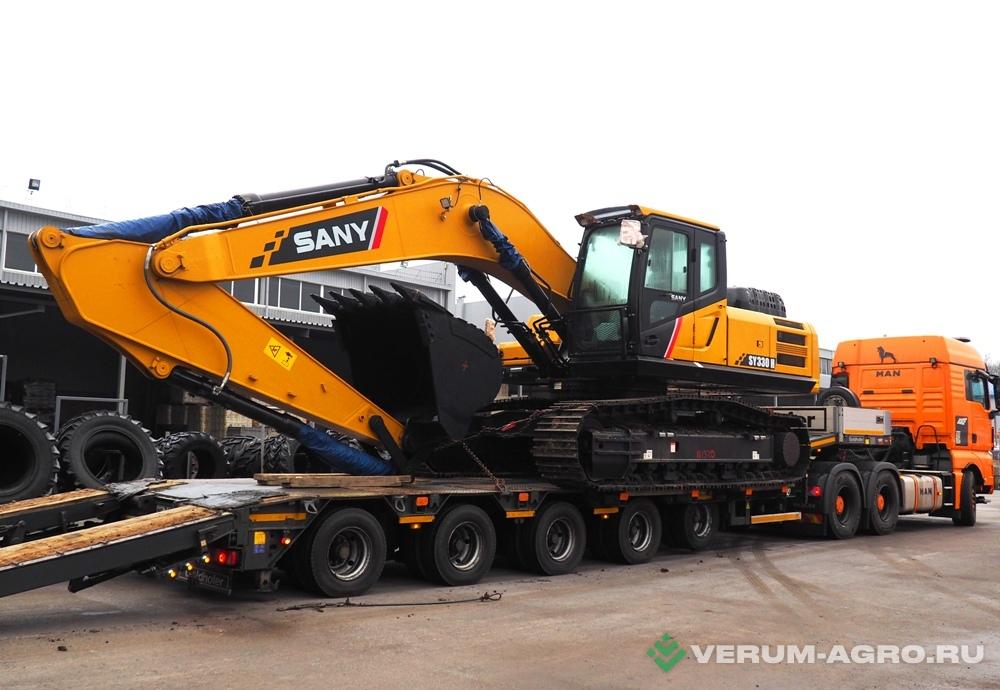 Экскаваторы - SANY SY330H (с гидролинией для работы с гидромолотом) Гусеничный экскаватор