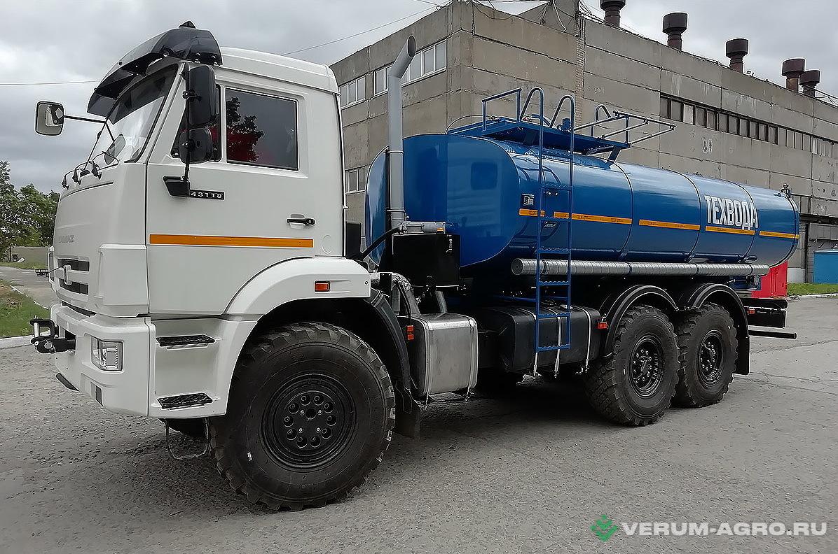 Автоцистерны - КАМАЗ 43118 АЦ-10 (автоцистерна для воды)