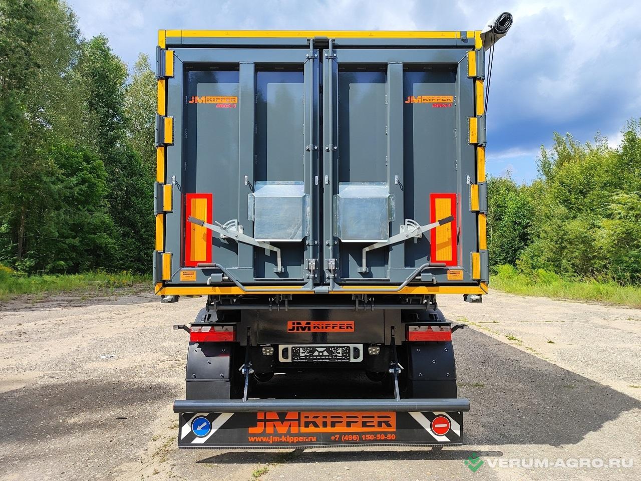 Полуприцепы - JM KIPPER Полуприцеп алюминиевый самосвальный 55 м3 | 4 оси 