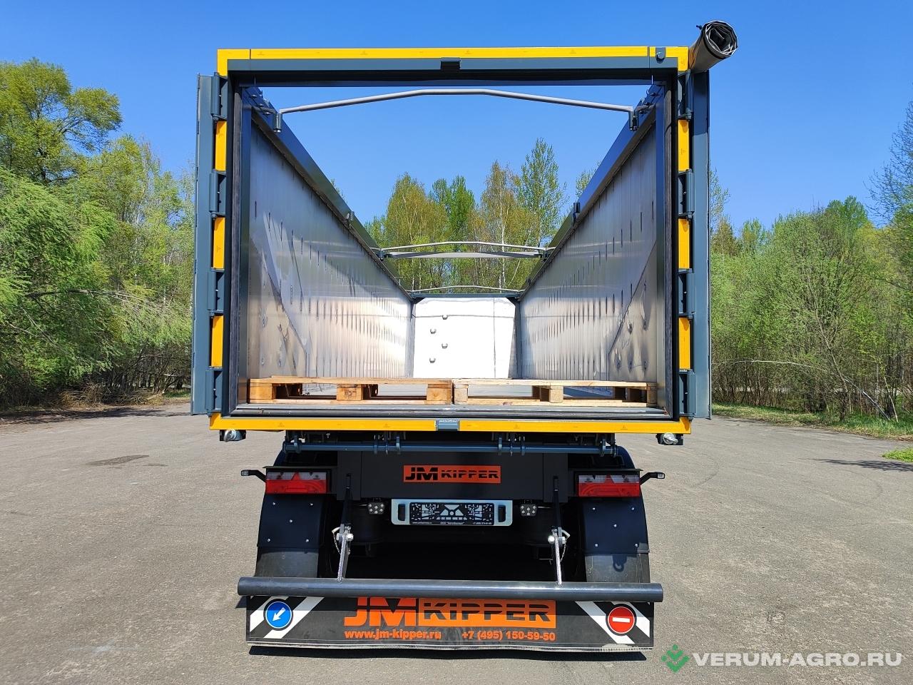 Полуприцепы - JM KIPPER Полуприцеп алюминиевый самосвальный 55 м3 | 4 оси 