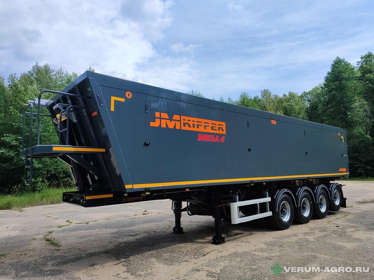 Полуприцепы - JM KIPPER Полуприцеп алюминиевый самосвальный 55 м3 | 4 оси 