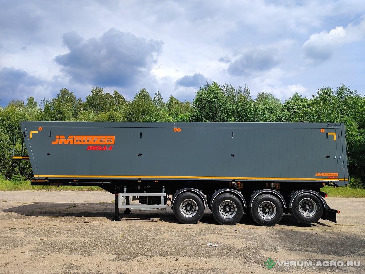 Полуприцепы - JM KIPPER Полуприцеп алюминиевый самосвальный 55 м3 | 4 оси 
