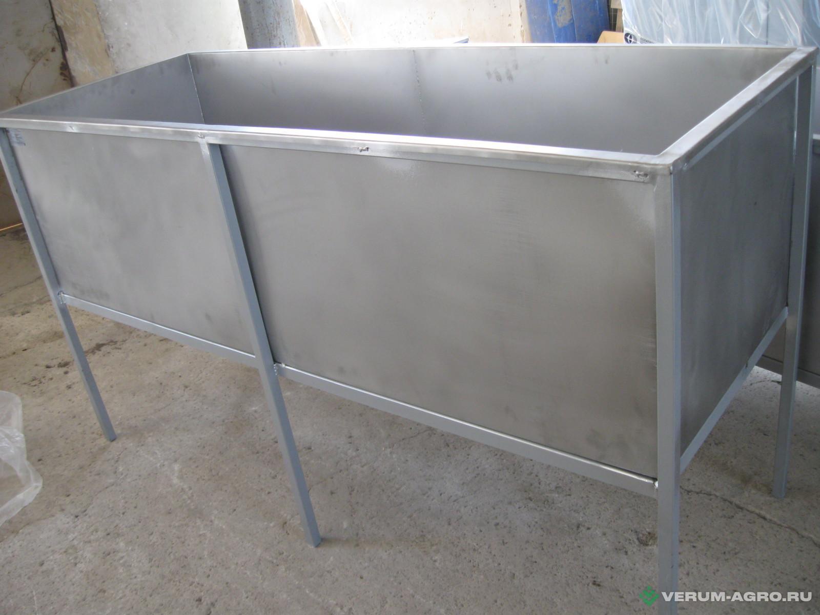 Оборудование для мясопереработки - ПОЛИПРОМ ВАННА МОЕЧНАЯ 1 СЕКЦ. (КОМБ.) 