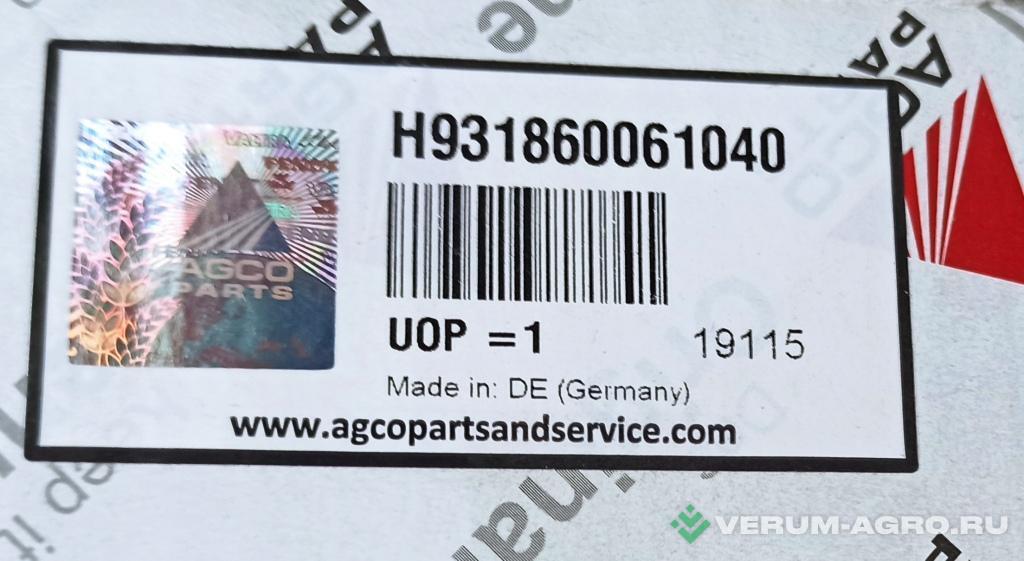 Запчасти - H931860061040 Фильтр заборный гидросистемы