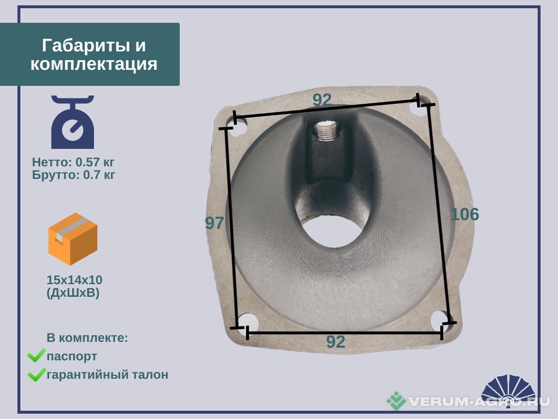 Запчасти - ТЕПЛООБМЕННИК Крышка задняя алюминиевая на 7511 для двигателя ЯМЗ 7511-1013710 АЛ 75.11-1013710 АЛ