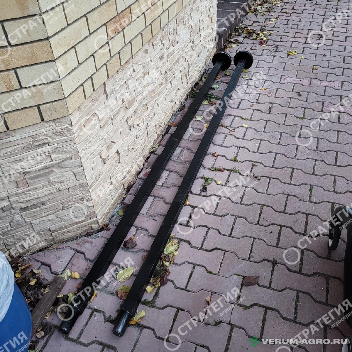 Запчасти - БДТ-5ПР.01.01.100 Ось батареи в сборе (L-2400, 50мм под квадрат)