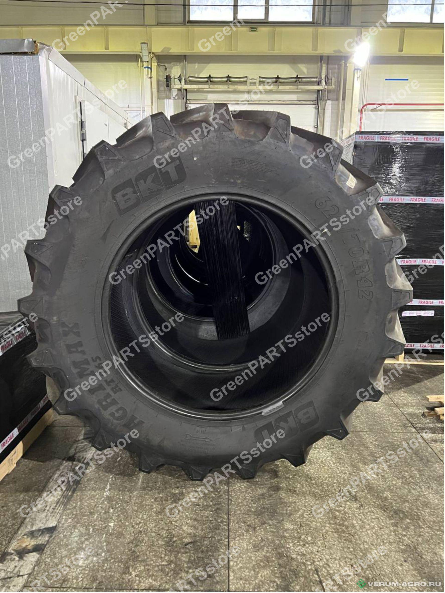 Запчасти - Шина 620/70 R42 166D BKT Agrimax RT-765 TL