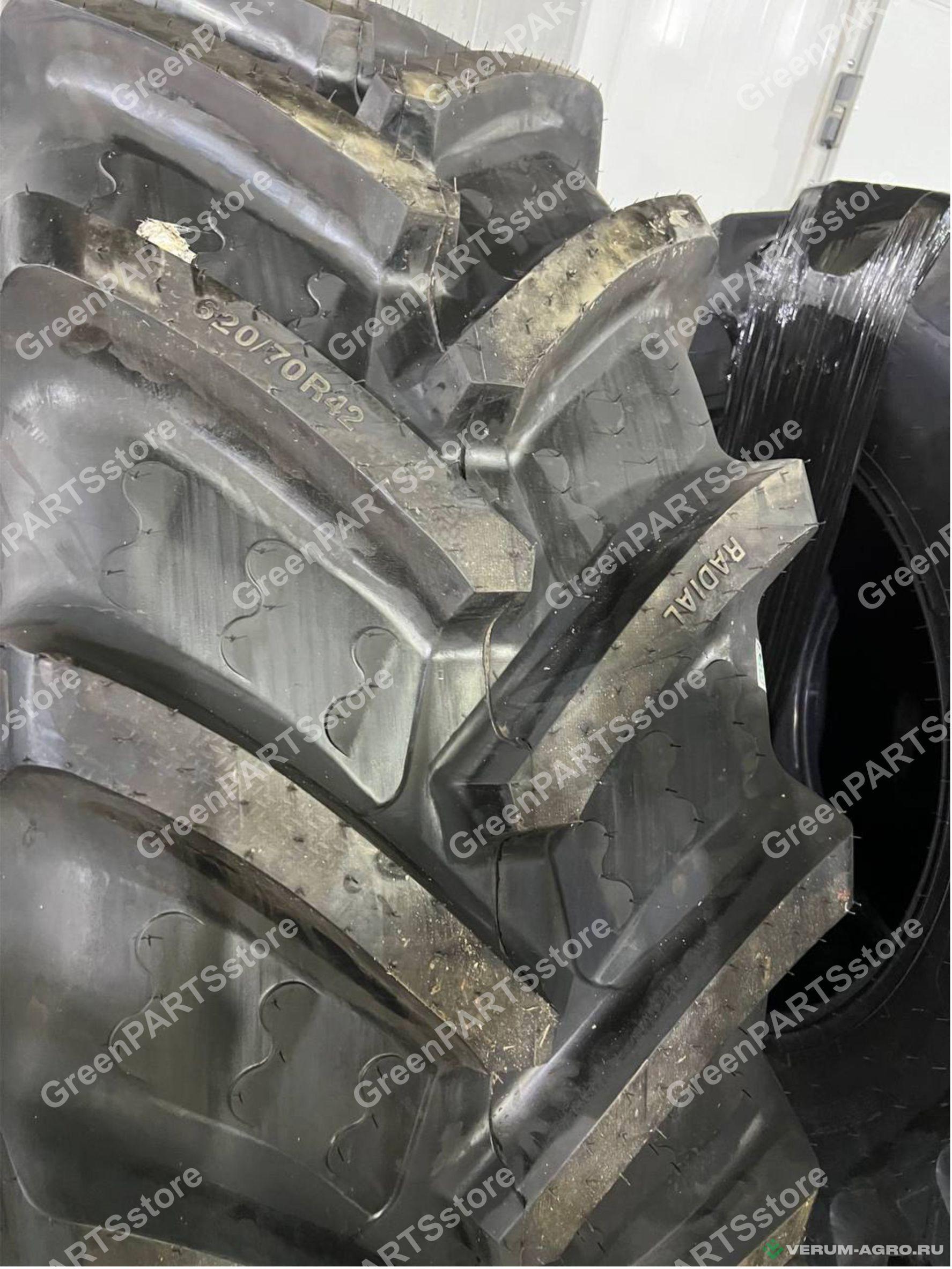 Запчасти - Шина 620/70 R42 166D BKT Agrimax RT-765 TL